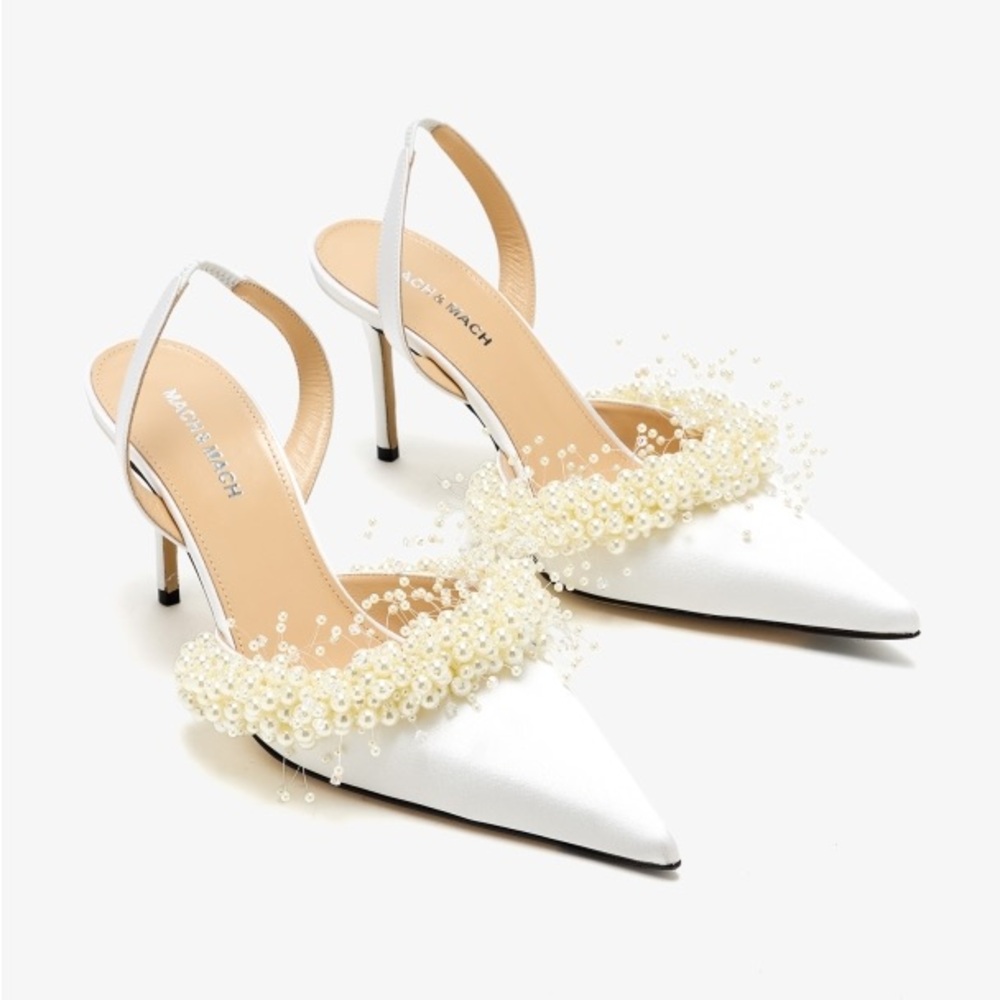 Mach & Mach Floating Pearl Heels